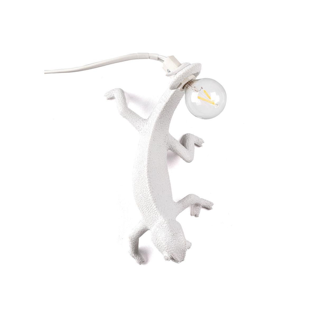 Chameleon Going Down Wall light - / Wall light - Resin by Seletti White – image 1