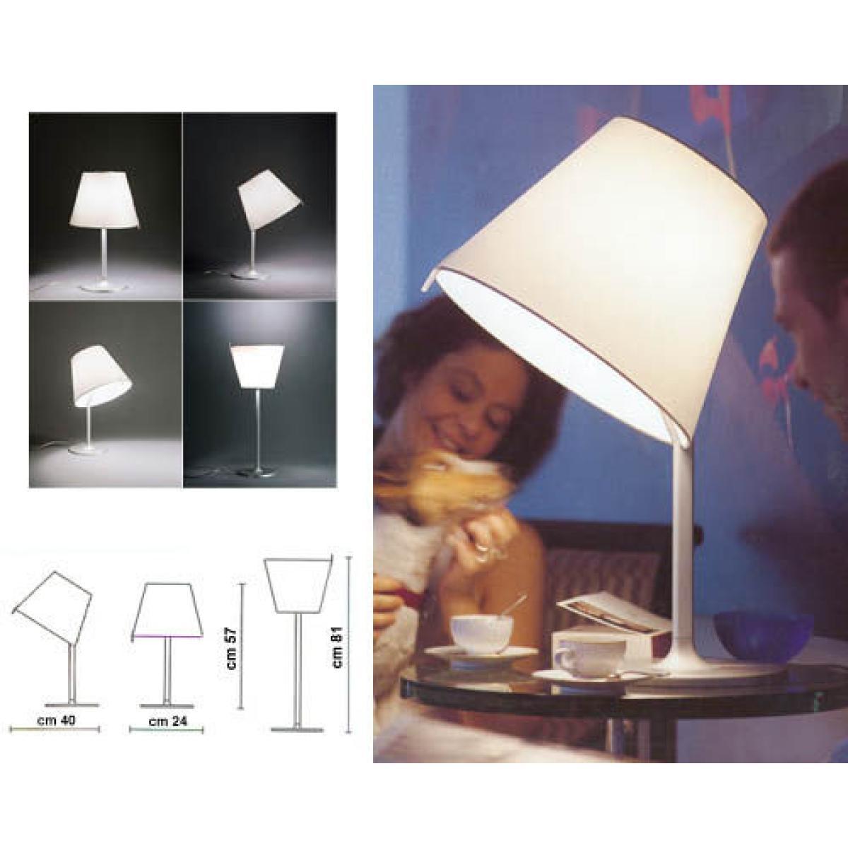 Melampo Tavolo Table lamp by Artemide Grey – image 2