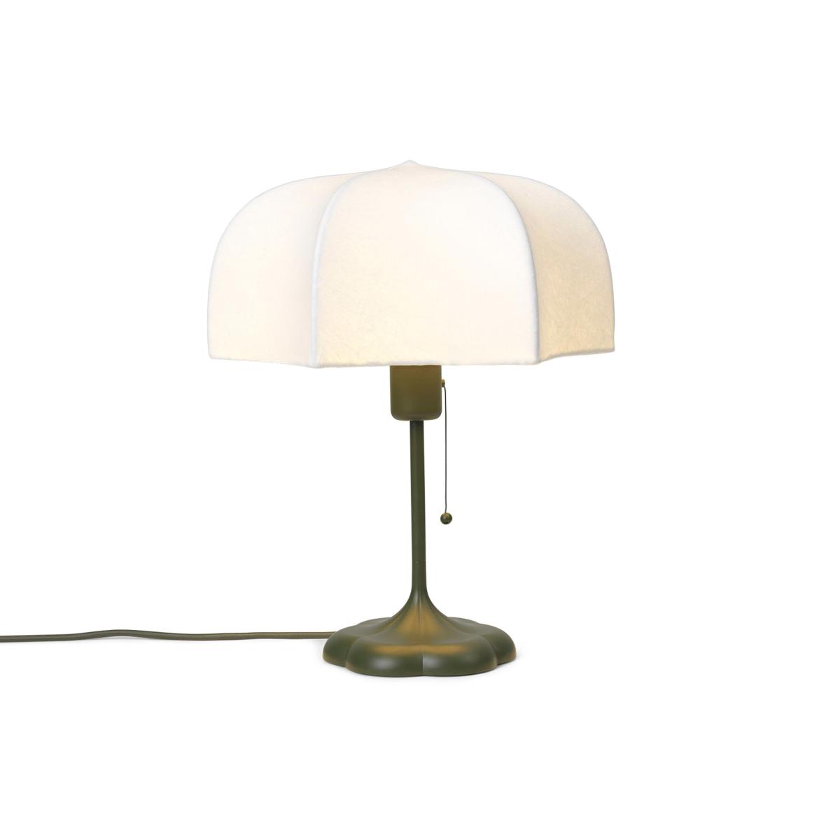 Poem Table lamp textile green / Ø 30 x H 42 cm - Ferm Living – image 2