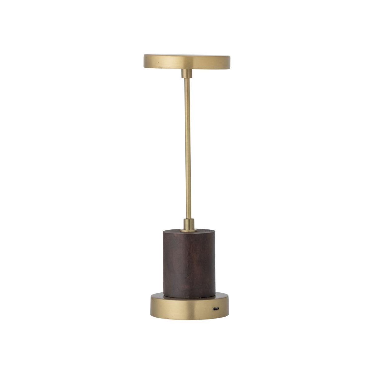 Chico LED Wireless rechargeable lamp metal gold / Ø 10 x H 30 cm - Bloomingville – image 2
