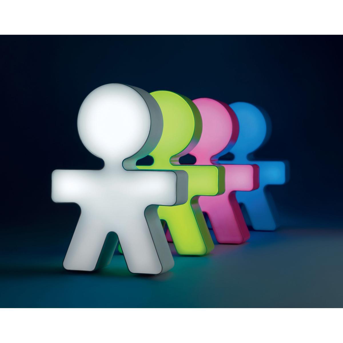 Girotondo Night Light - / LED night light - H 20 cm by Alessi White – image 5