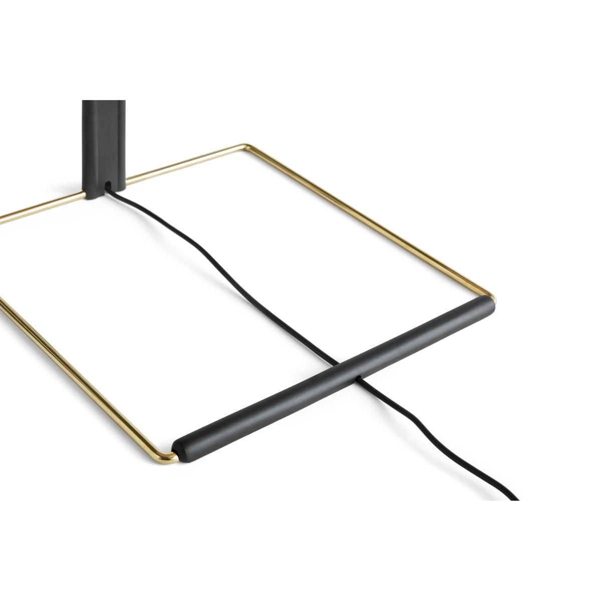 Matin Large Table lamp - / LED - H 52 cm - Fabric & metal by Hay White – image 3