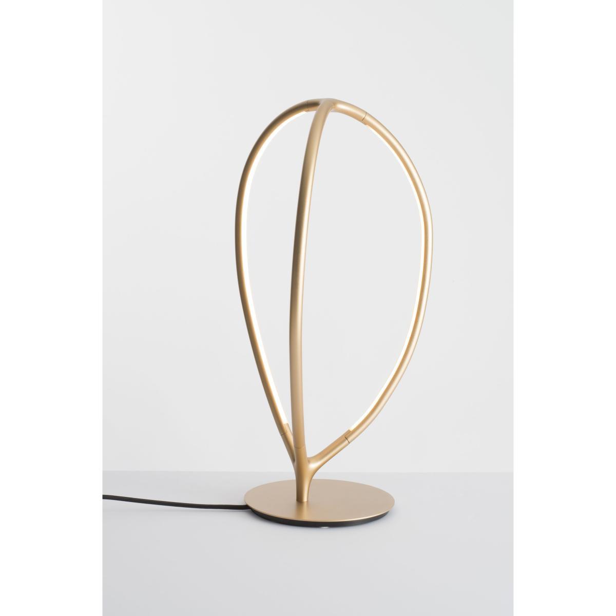 Arrival LED Table lamp - / Aluminium - H 66 cm by Artemide Gold – image 2