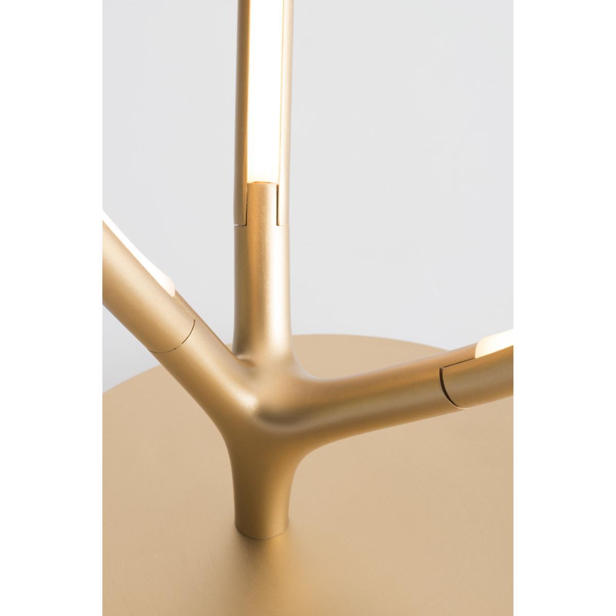 Arrival LED Table lamp - / Aluminium - H 66 cm by Artemide Gold – image 4