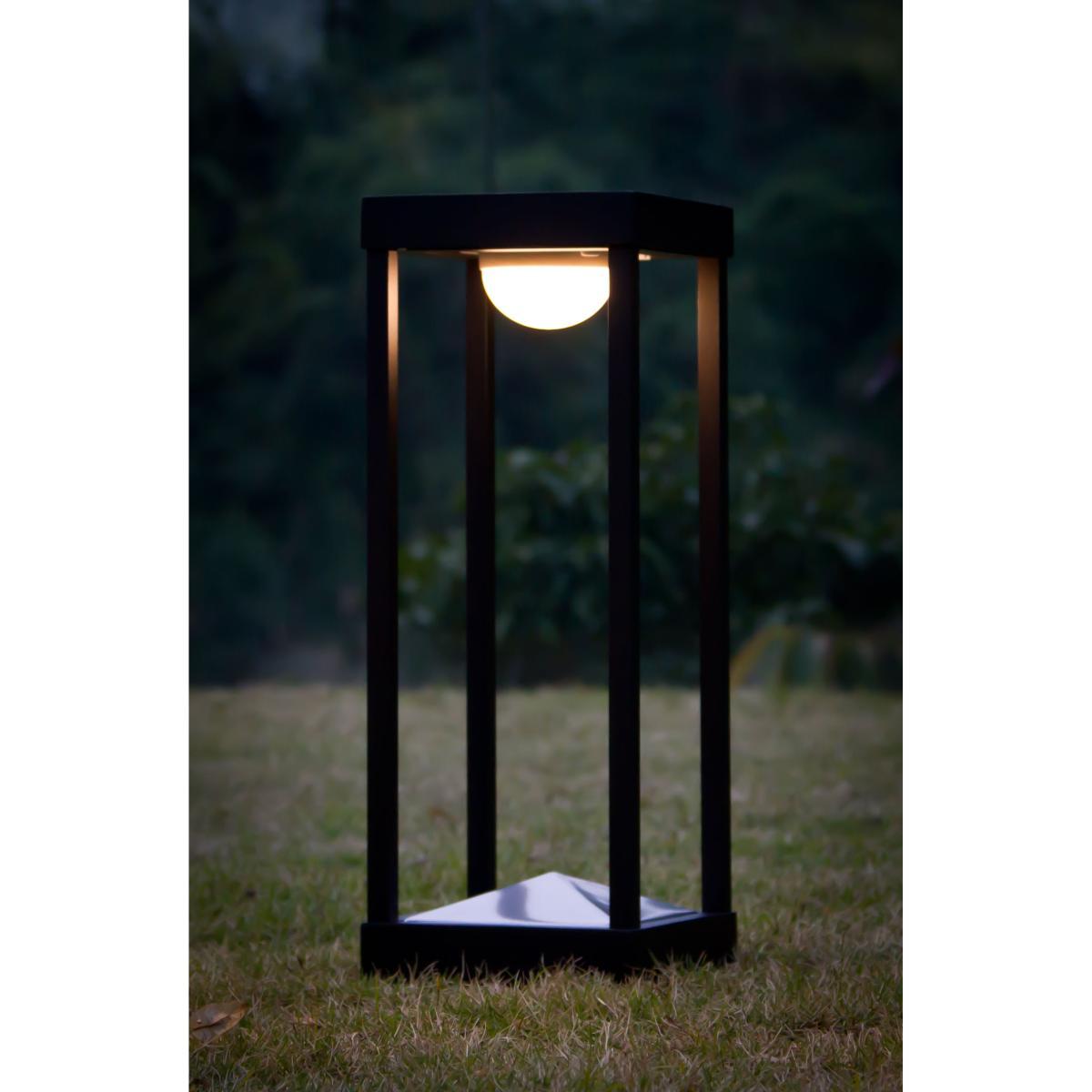 La Lampe Parc M Solar lamp - LED - Wireless - H 40 cm by Maiori Black – image 2