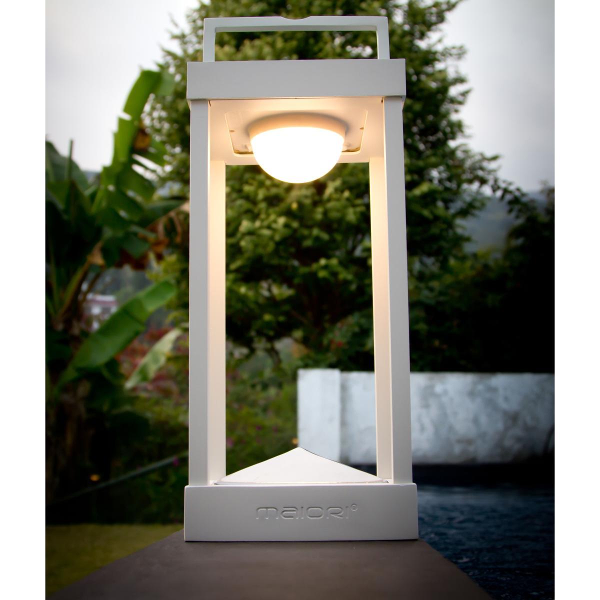 La Lampe Parc M Solar lamp - LED - Wireless - H 40 cm by Maiori Black – image 4