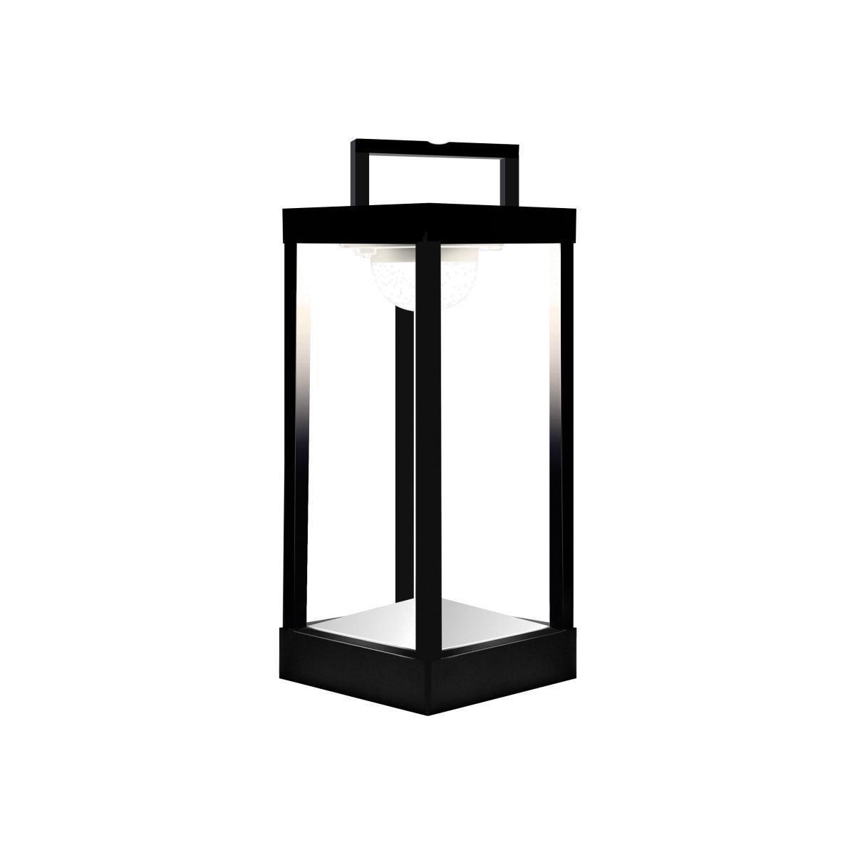 La Lampe Parc M Solar lamp - LED - Wireless - H 40 cm by Maiori Black – image 1