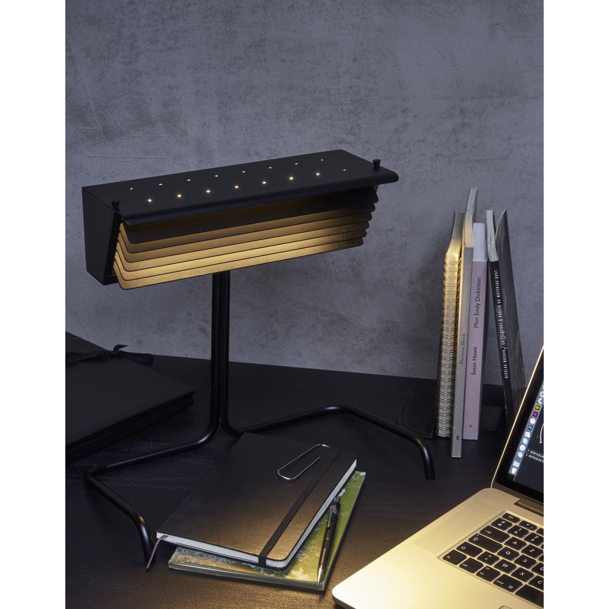 Biny LED Table lamp - / 1957 reissue - H 33 cm by DCW éditions Black – image 2