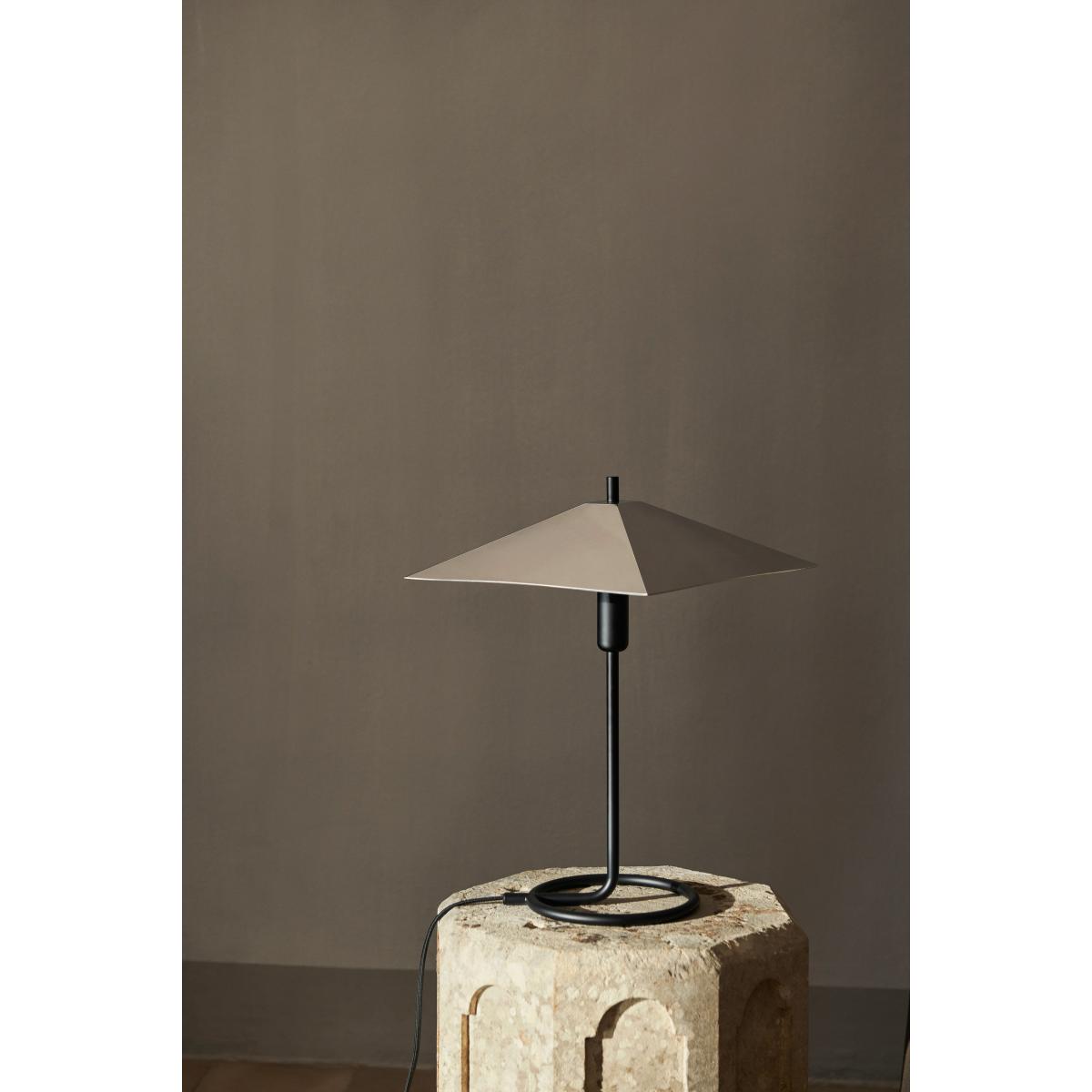 ferm LIVING Filo square table lamp Black-mirror polished – image 3