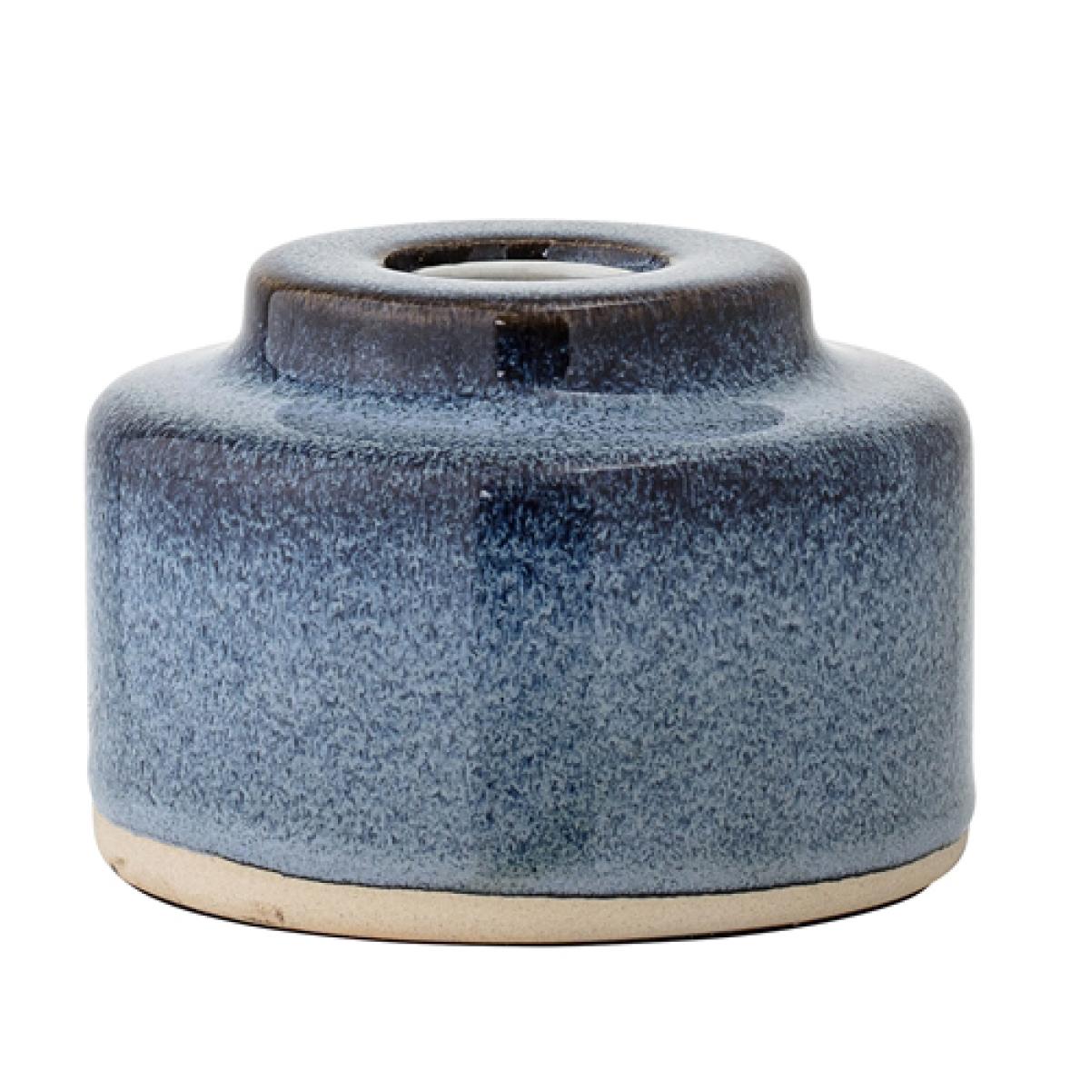 Bloomingville table lamp stoneware blue – image 3