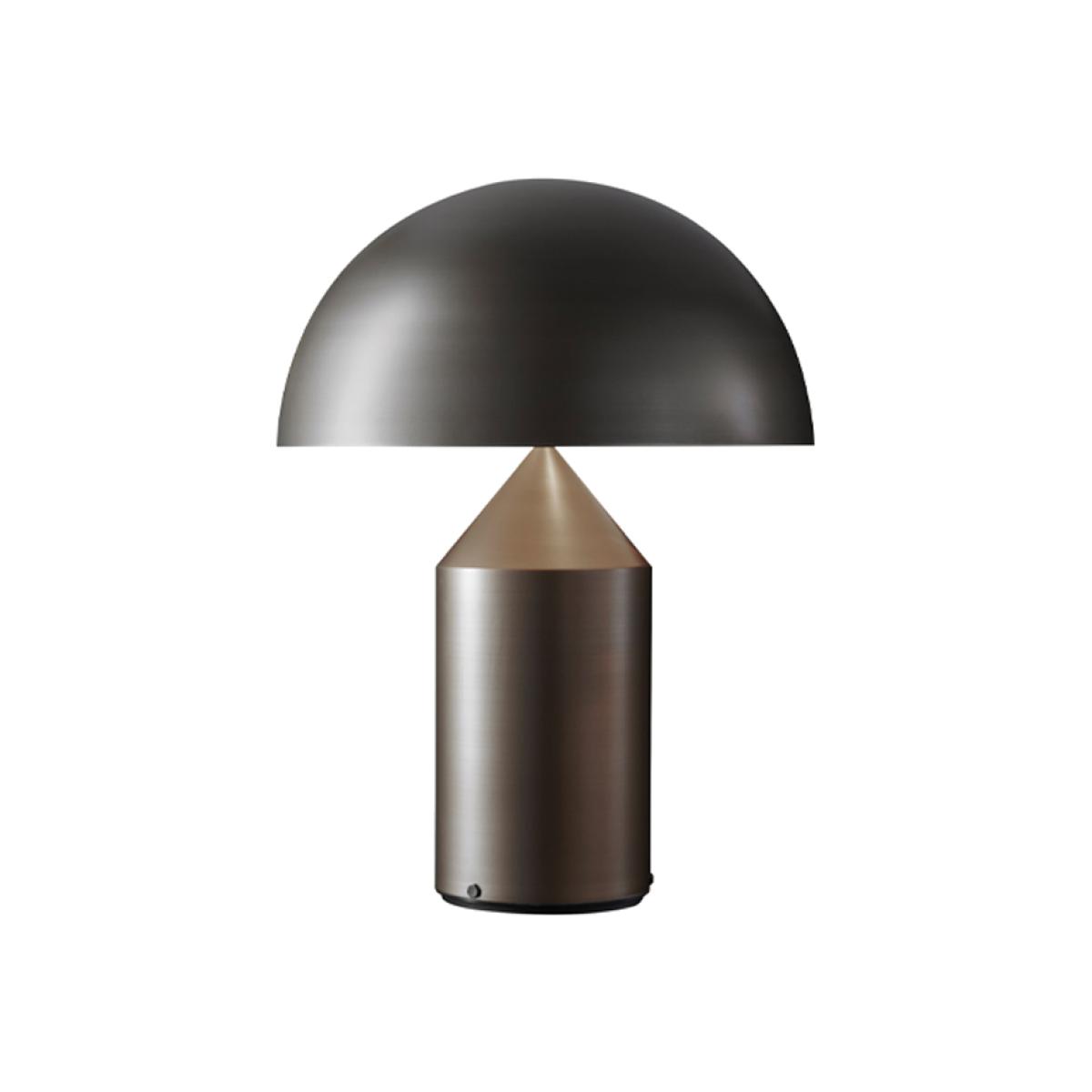 Oluce Atollo medium 239 table lamp metal Satin bronze – image 1