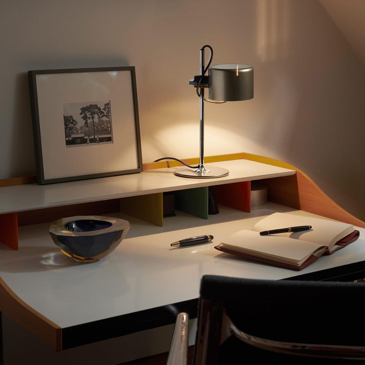 Oluce Coupé Mini table lamp Anodic bronze – image 2