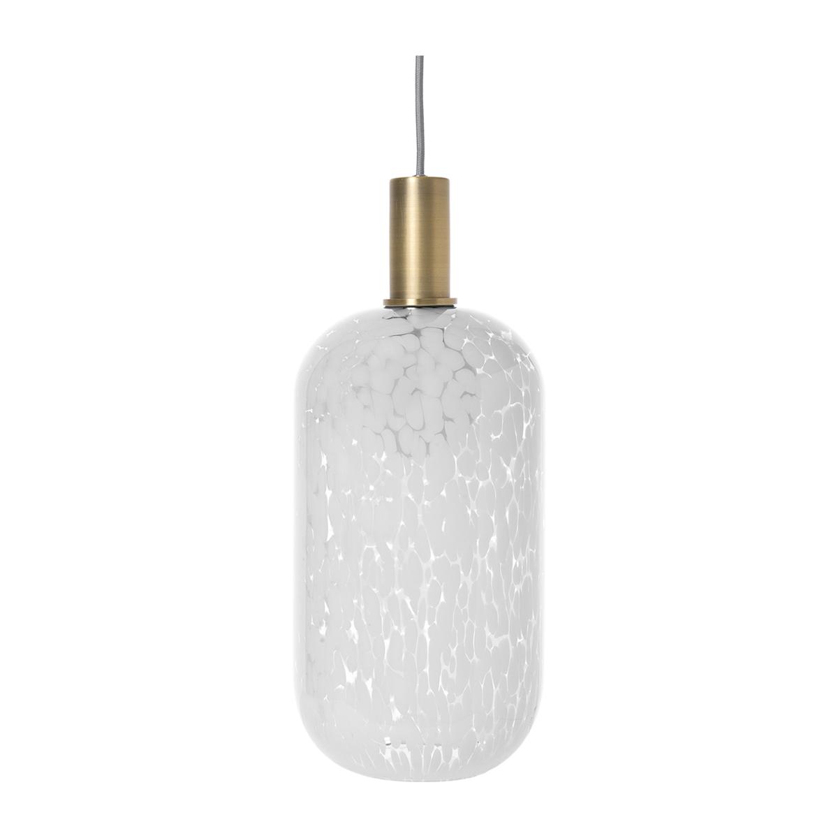 Casca Shade glass lamp shade tall Ø18.6 cm Milk – image 2