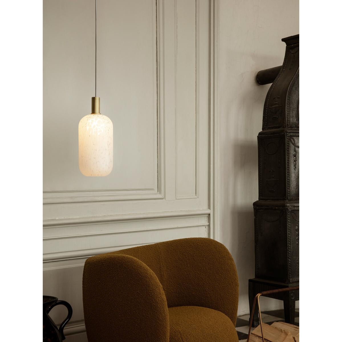 Casca Shade glass lamp shade tall Ø18.6 cm Milk – image 3