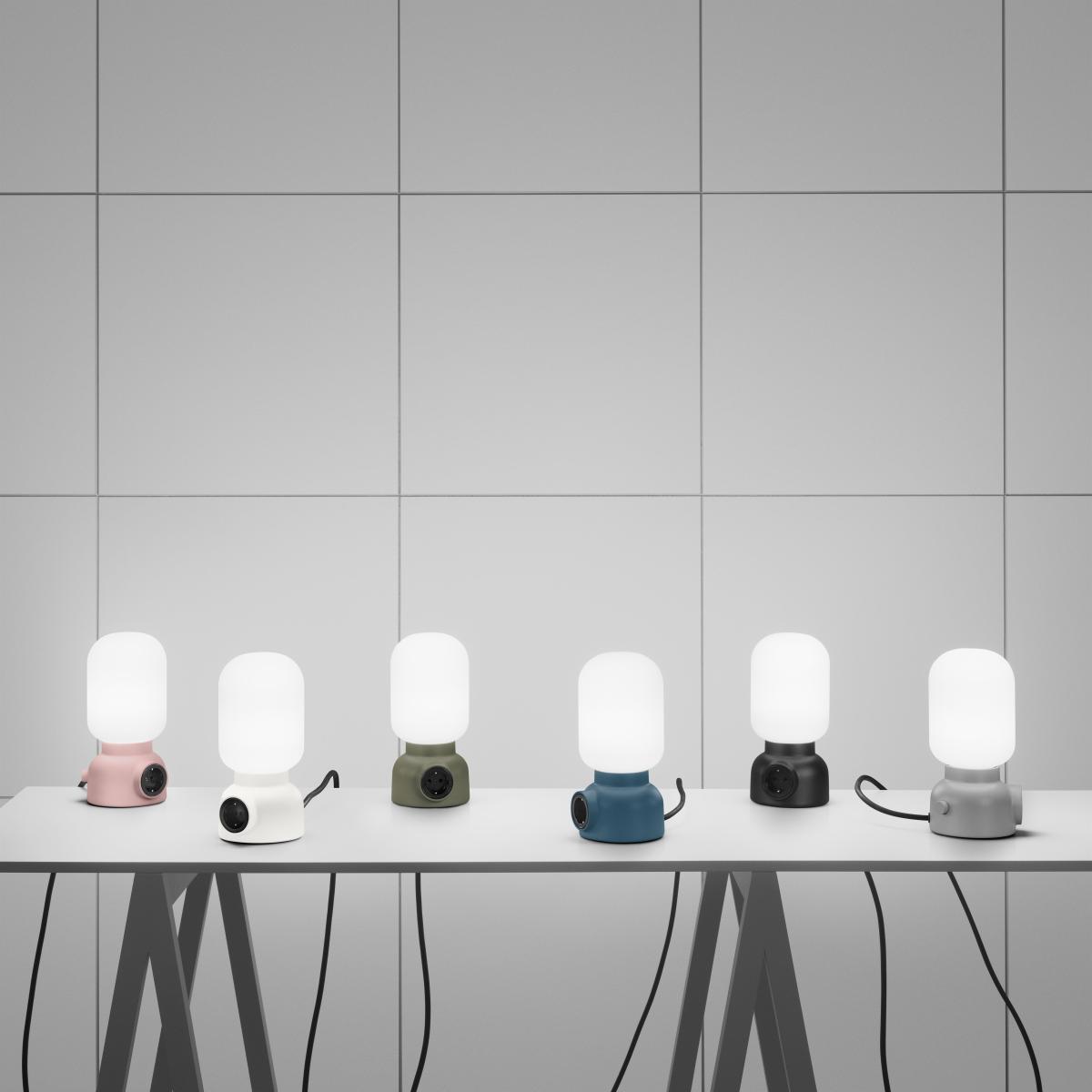 Plug Lamp petrol (blue) – image 2