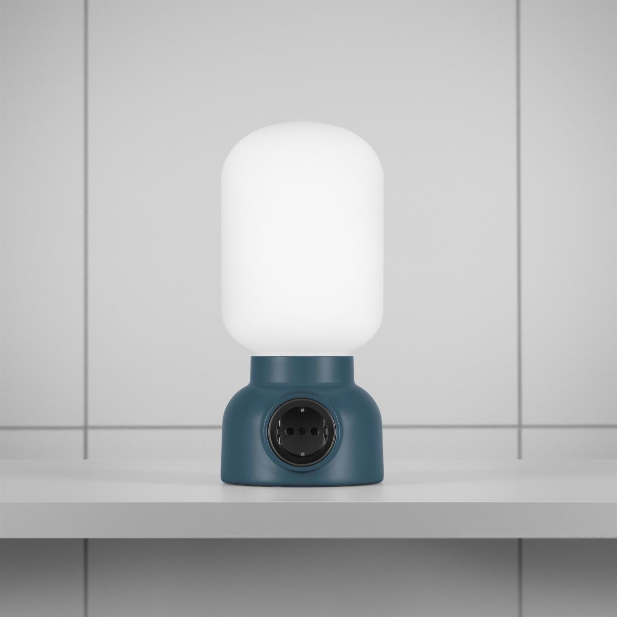 Plug Lamp petrol (blue) – image 3