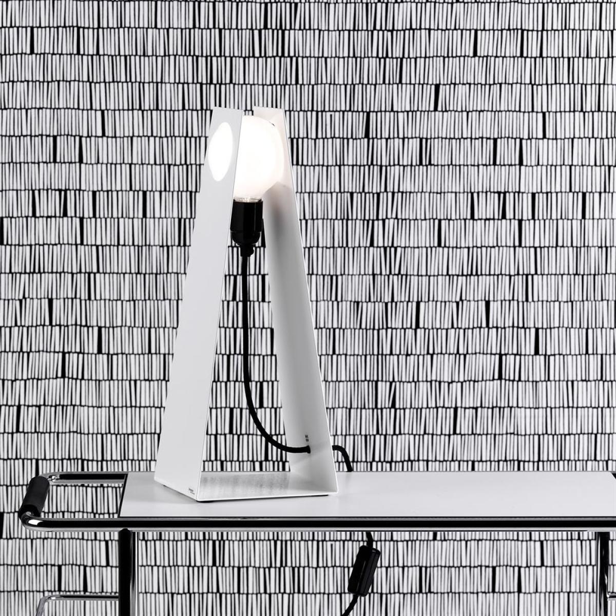 Glasgow white table lamp white – image 2