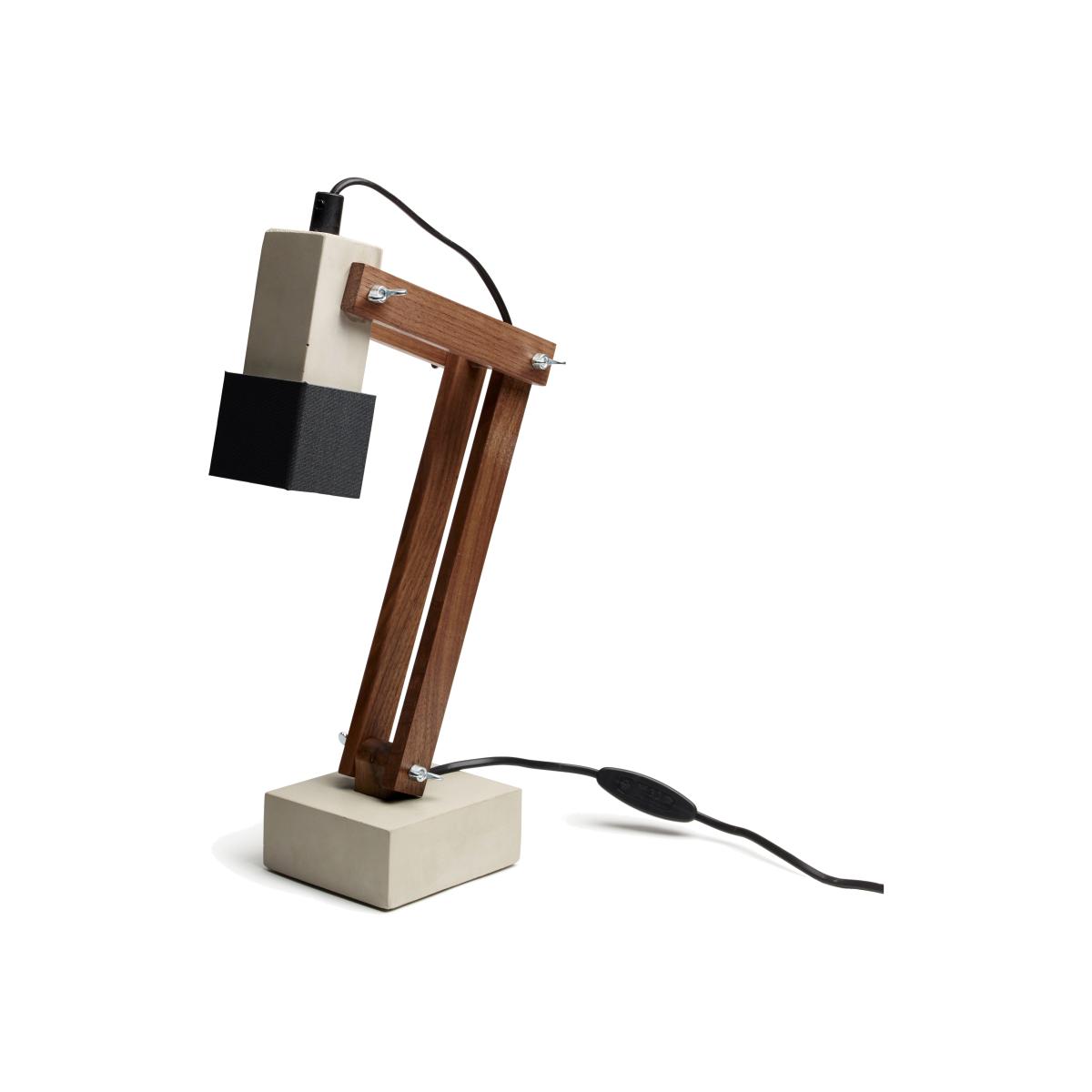 Tove Adman desk lamp concrete-walnut – image 1