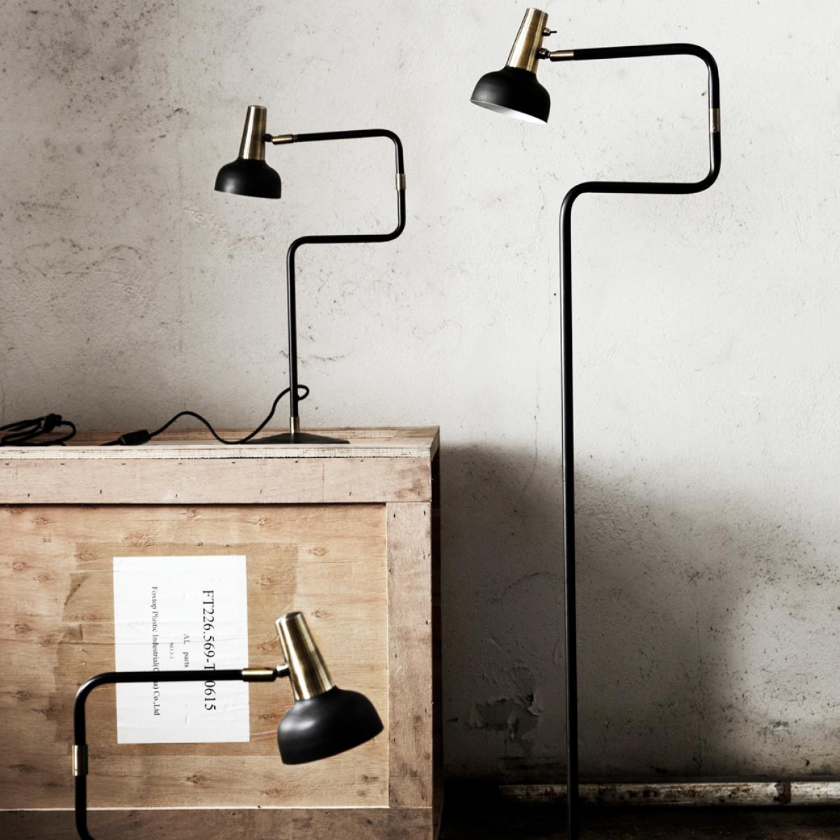 CO Bankeryd Ray table lamp Black nickel details – image 4
