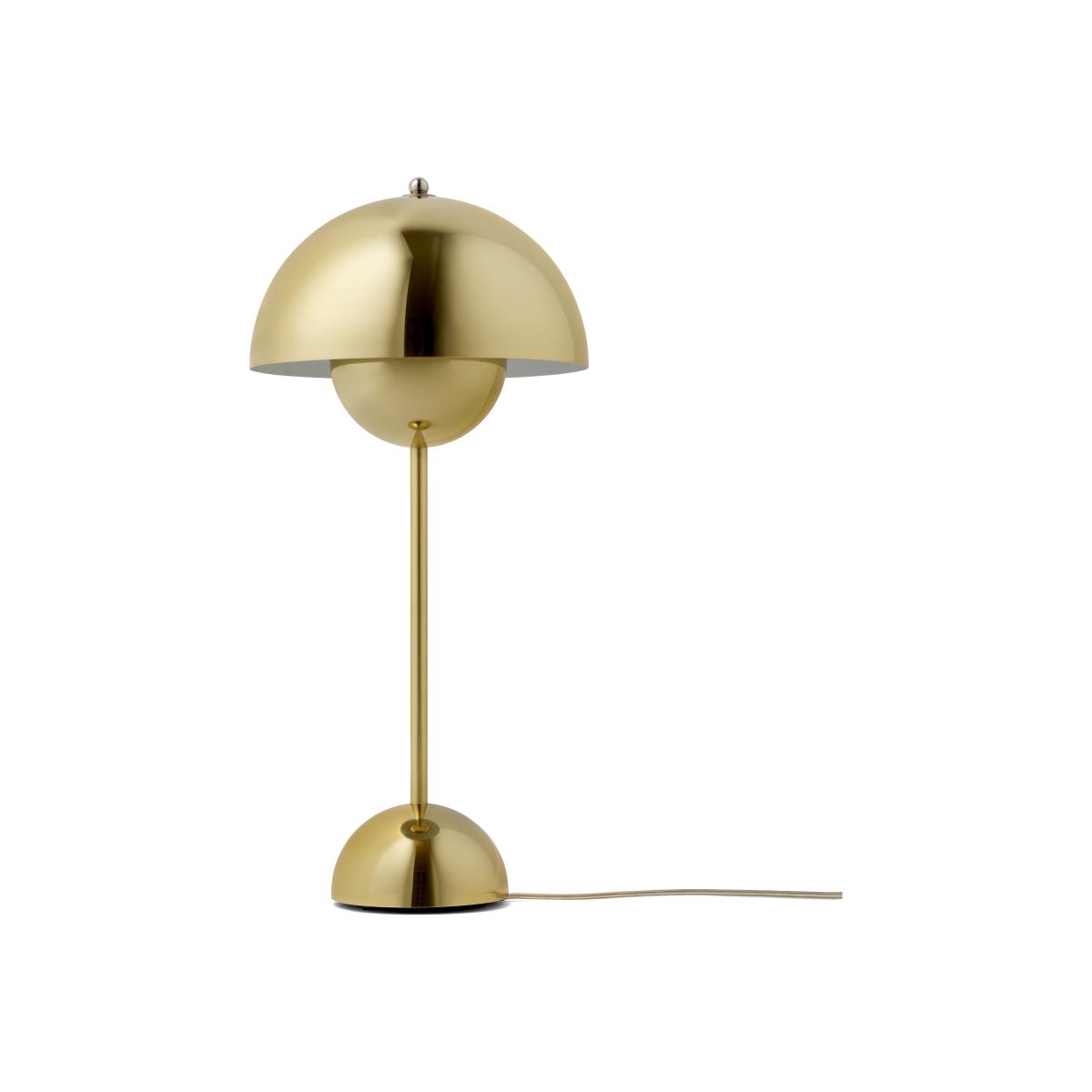 FlowerPot VP3 table lamp polished brass – image 1