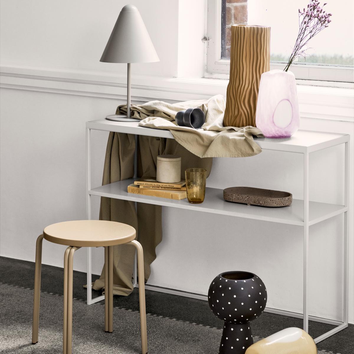 Broste Copenhagen Gine lamp foot Light grey – image 2