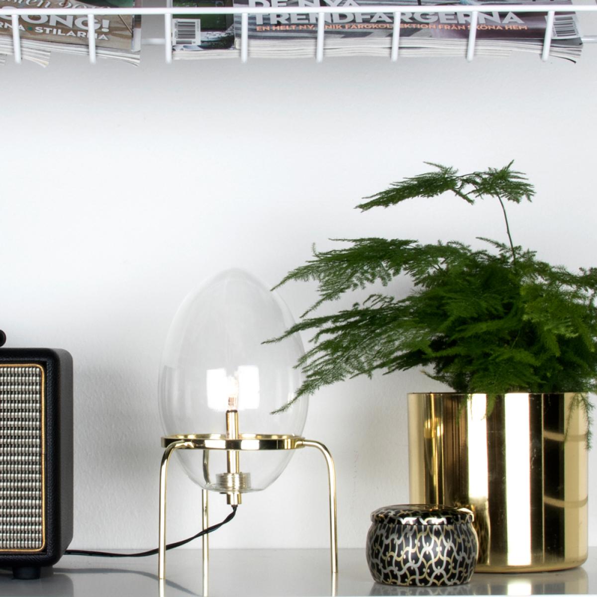 Globen Lighting Drops table lamp Black clear – image 4