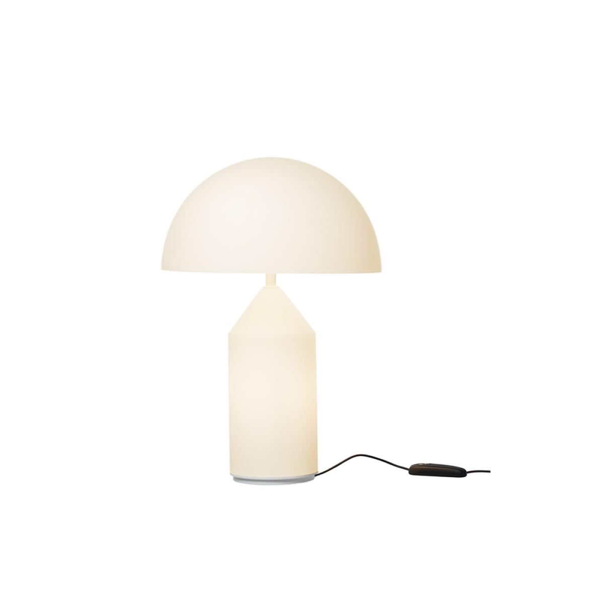 Oluce Atollo medium 237 table lamp glass Opal medium – image 2