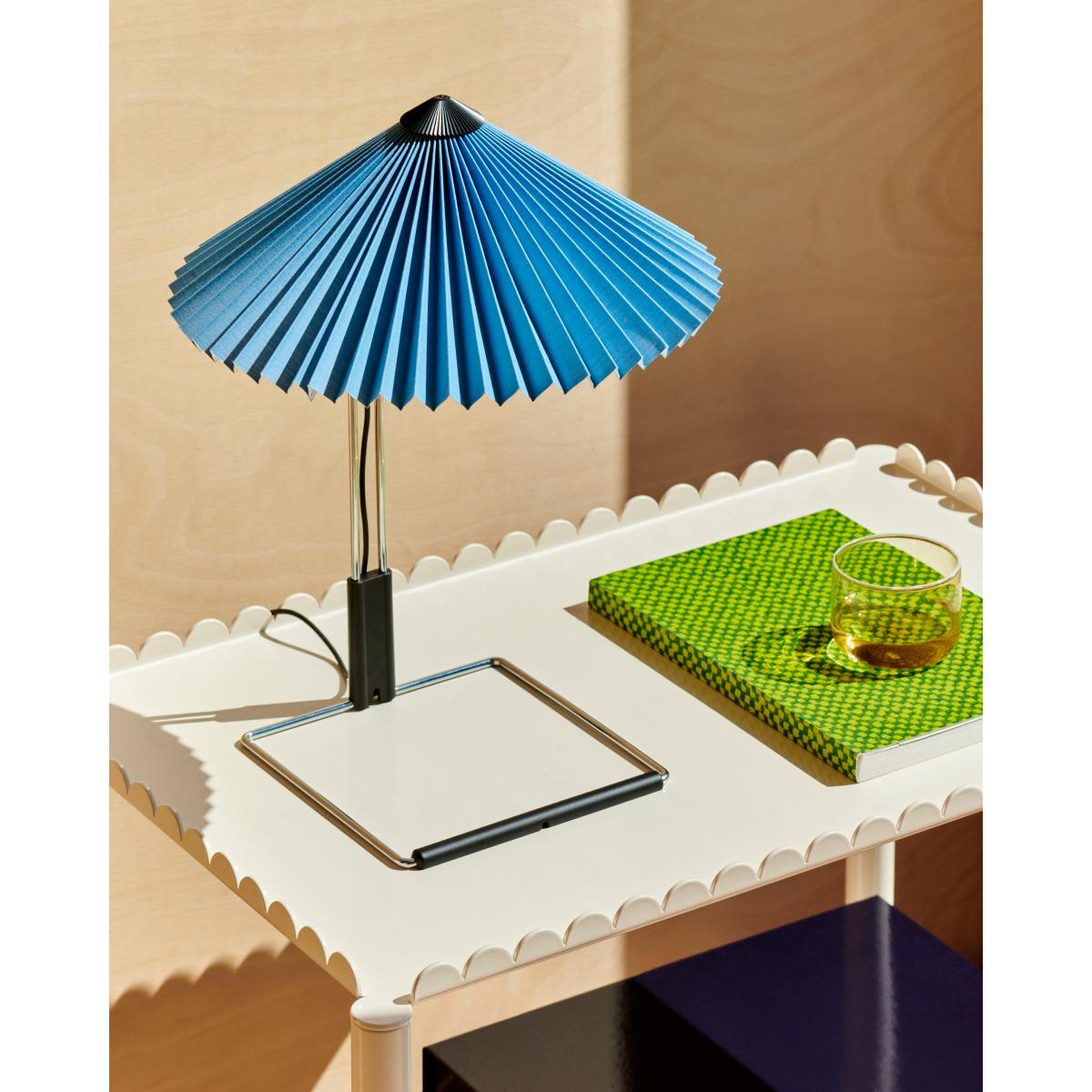 HAY Matin table table lamp Ø30 cm Placid blue-steel – image 5