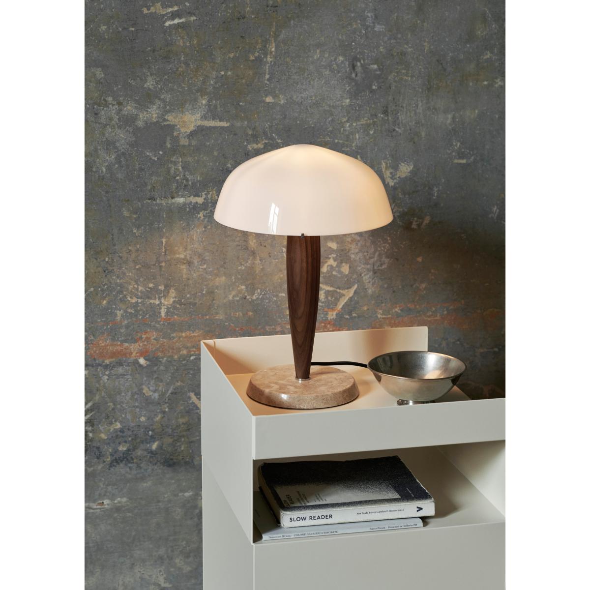 &Tradition Herman SHY3 table lamp walnut & cream marble textile cord – image 5