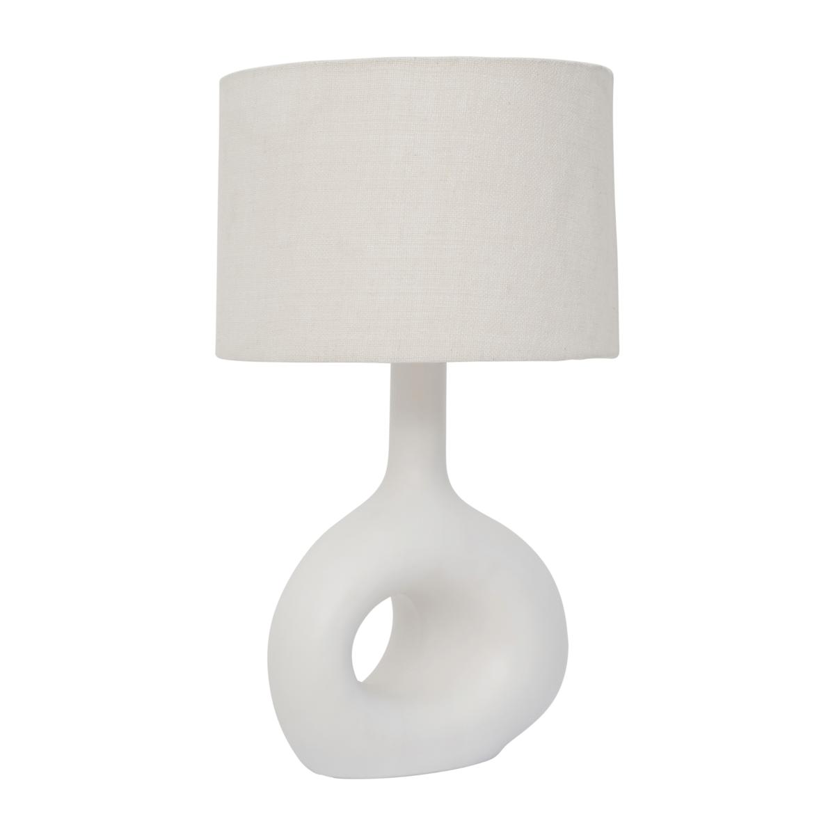 Soft organic table lamp 43 cm White – image 2