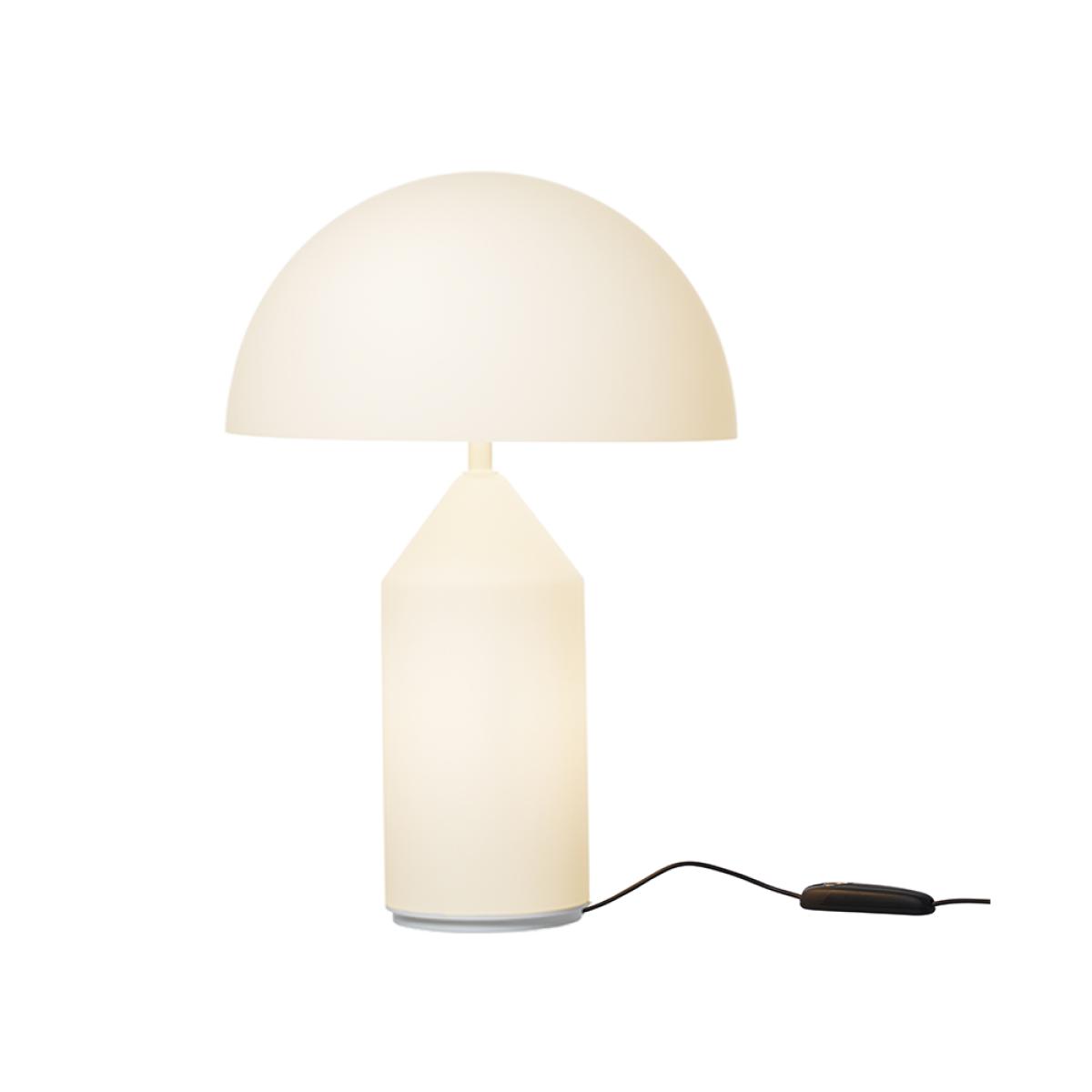 Oluce Atollo medium 235 table lamp glass Opal – image 2