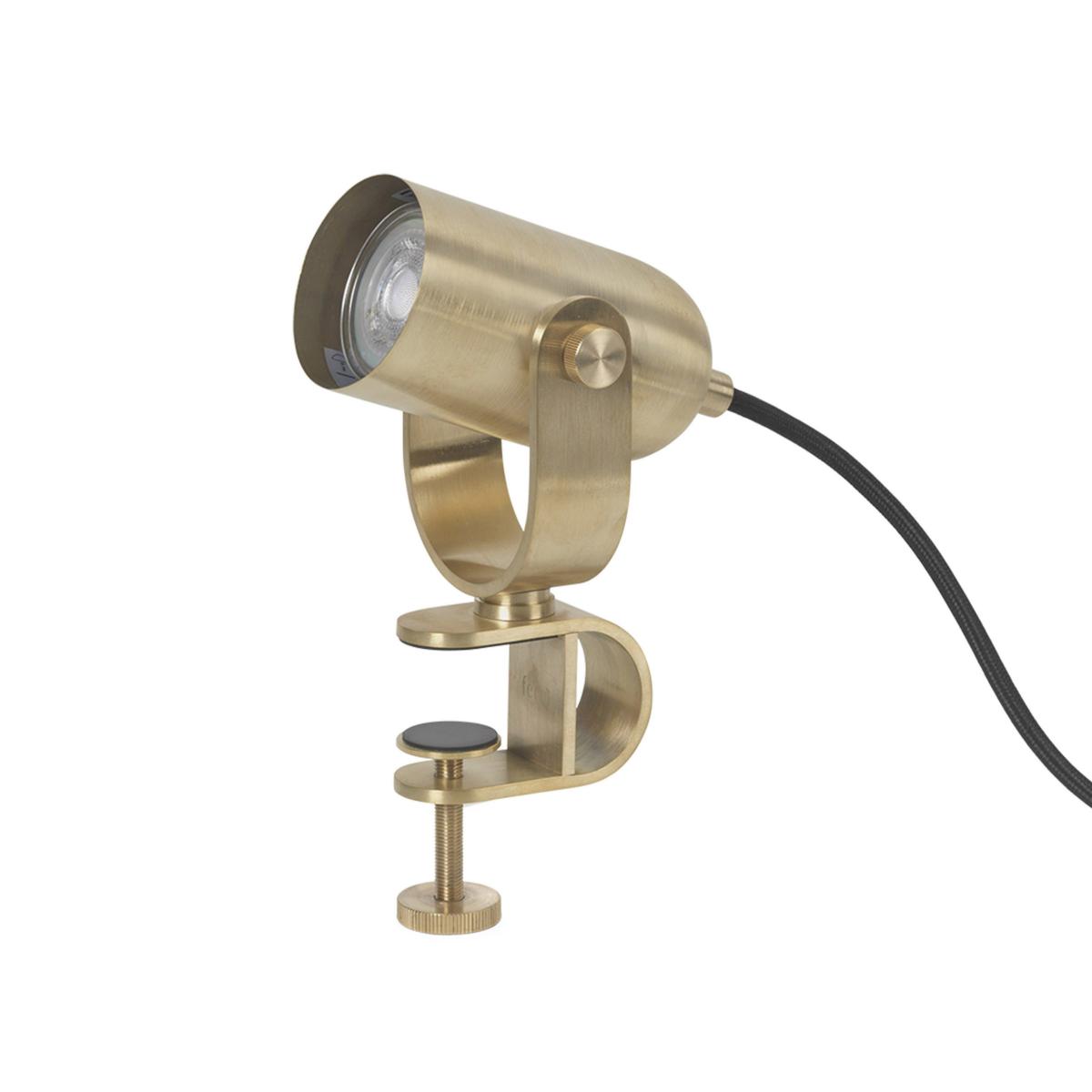 ferm LIVING Ruuvi clamp lamp Ø6x16 cm Brass – image 2