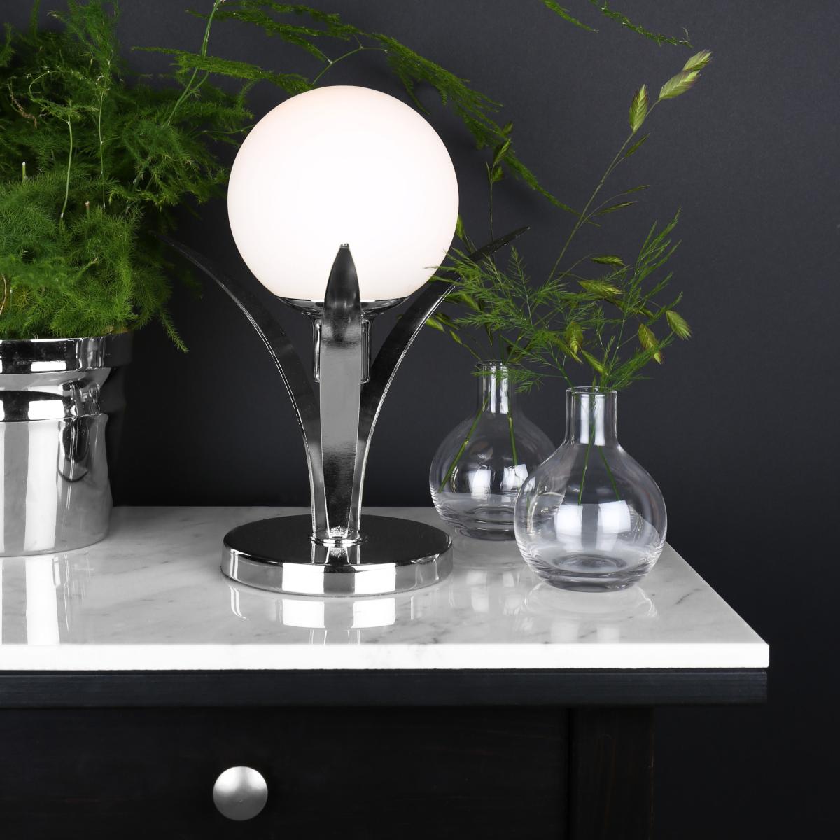 Savoy table lamp chrome – image 2