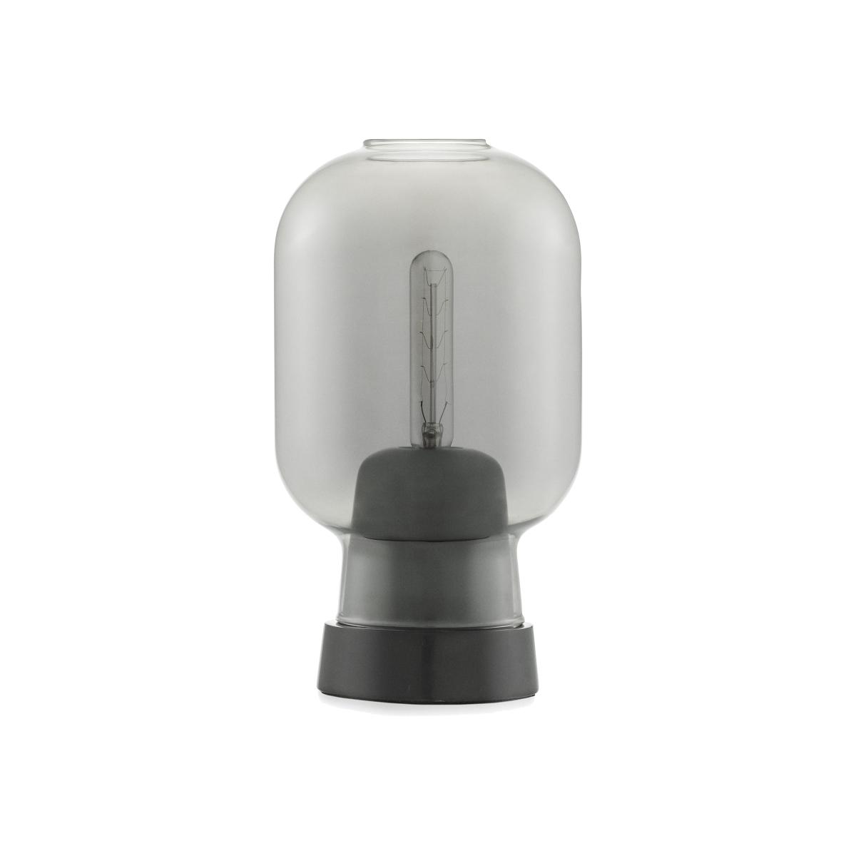 Amp table lamp grey-black