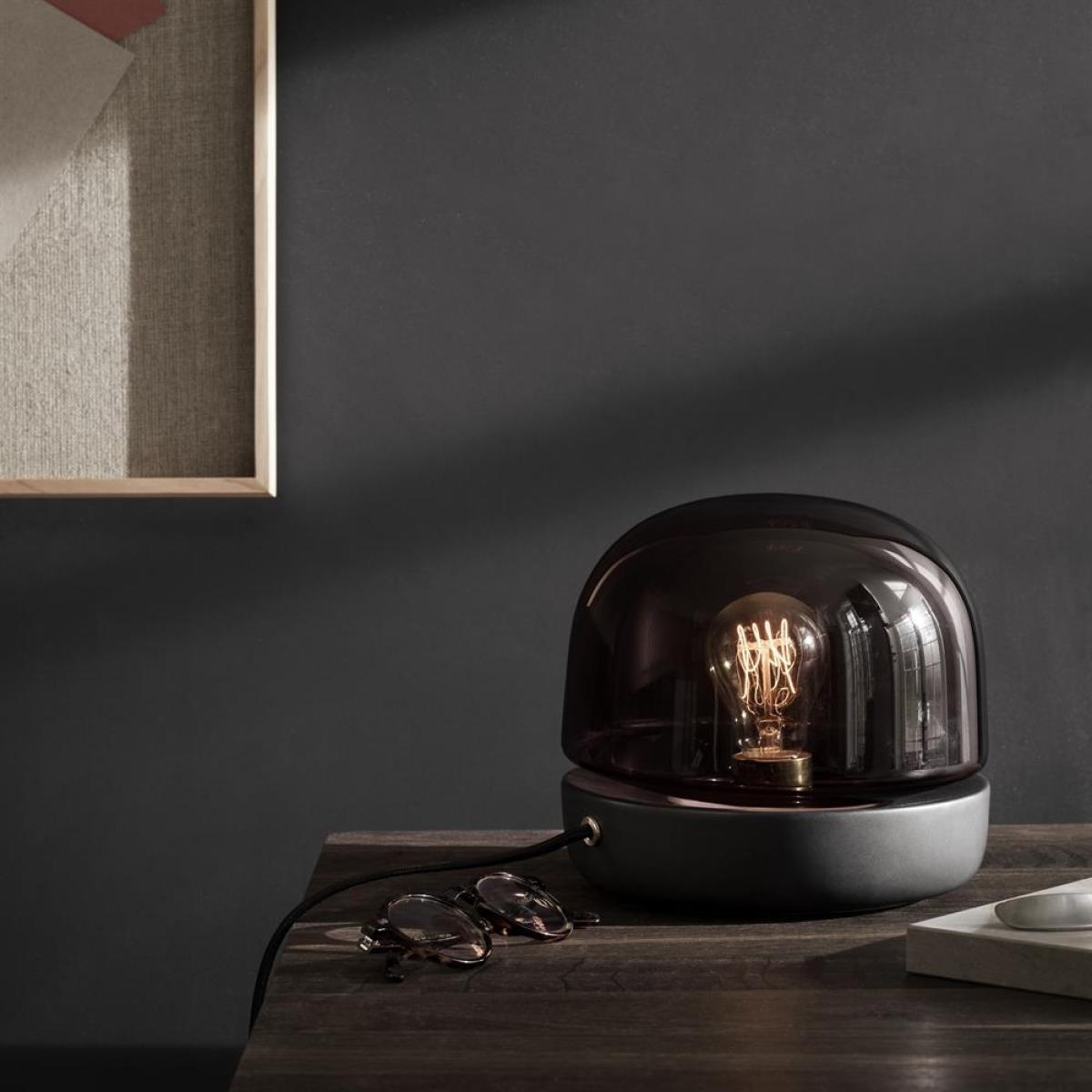 Stone Table lamp grey – image 2