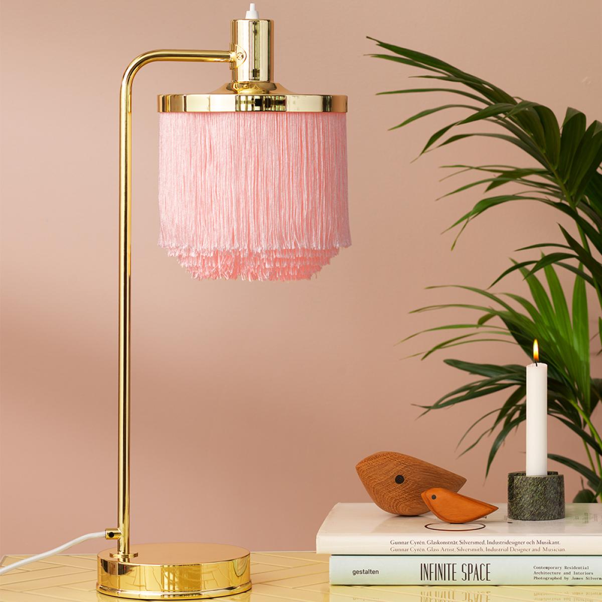 Warm Nordic Fringe table lamp Pale pink – image 4