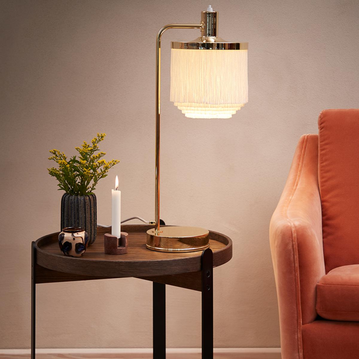 Warm Nordic Fringe table lamp Pale pink – image 9