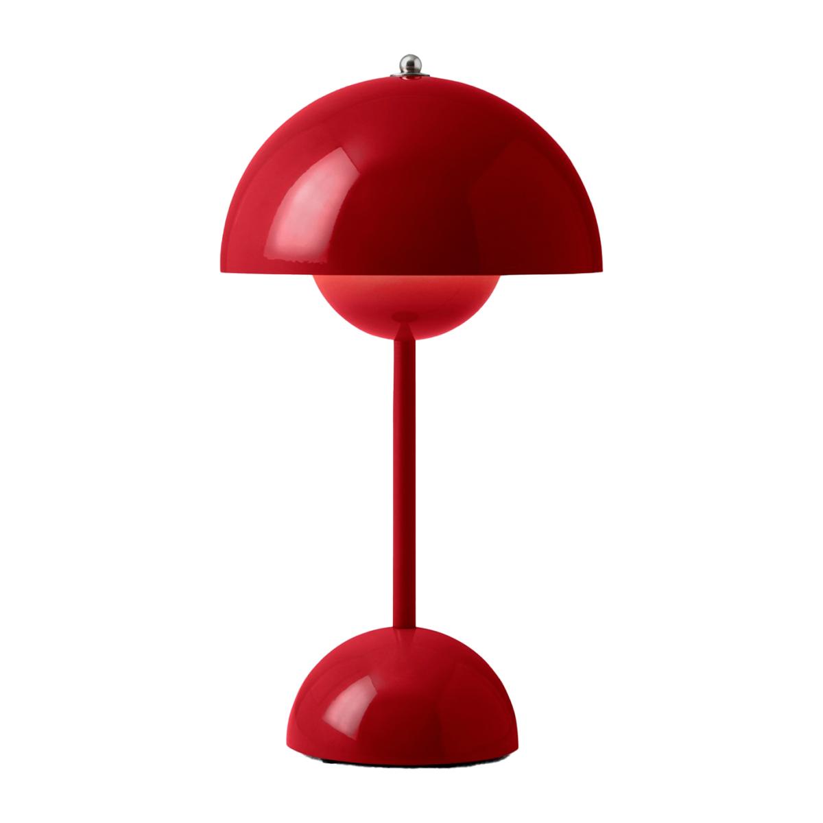 &Tradition Flowerpot portable table lamp VP9 Vermilion red – image 2
