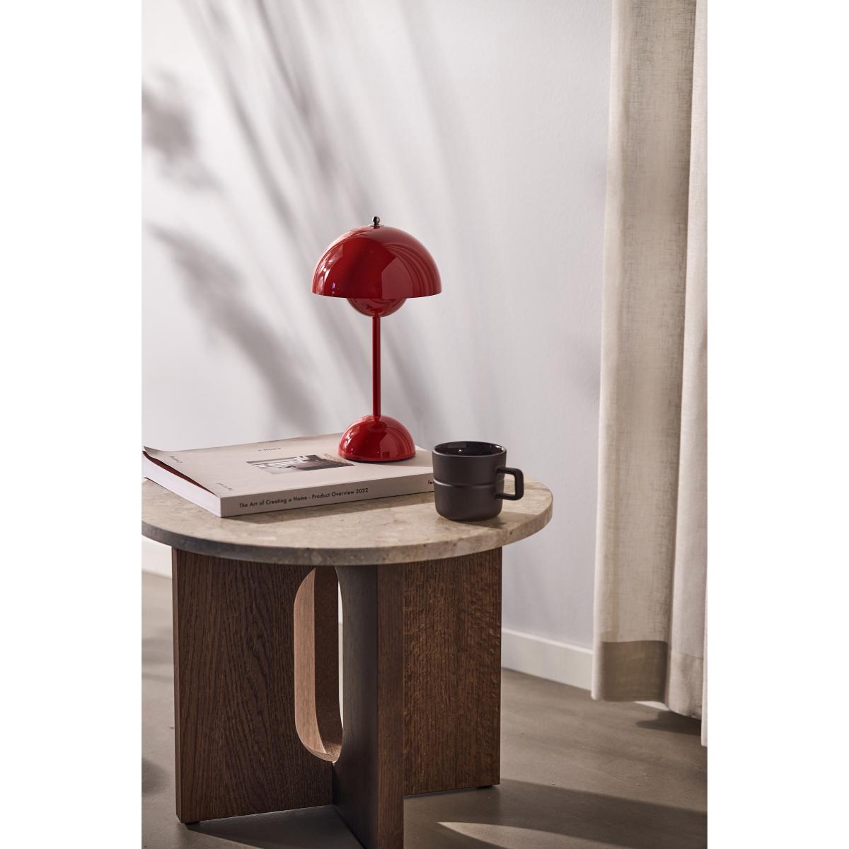 &Tradition Flowerpot portable table lamp VP9 Vermilion red – image 3