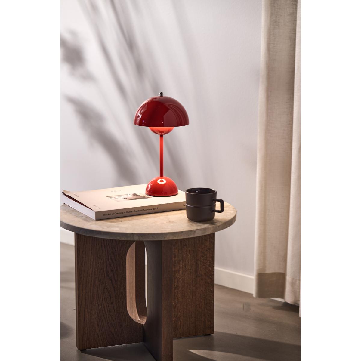 &Tradition Flowerpot portable table lamp VP9 Vermilion red – image 4