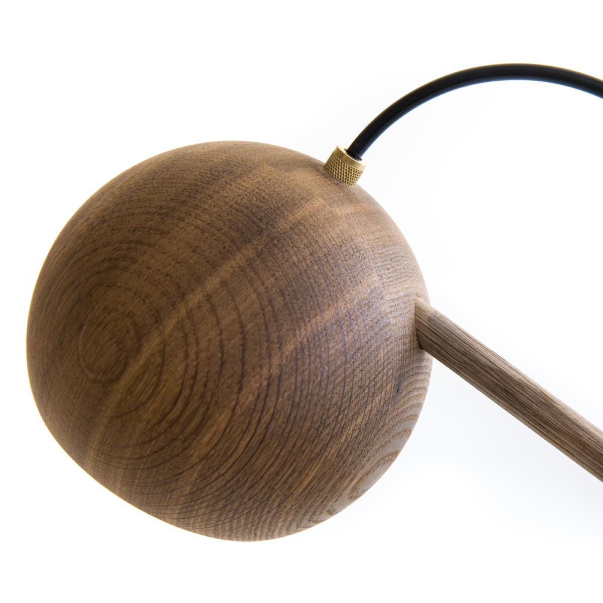 Brdr. Krüger Lune table lamp Smoke oiled oak – image 2