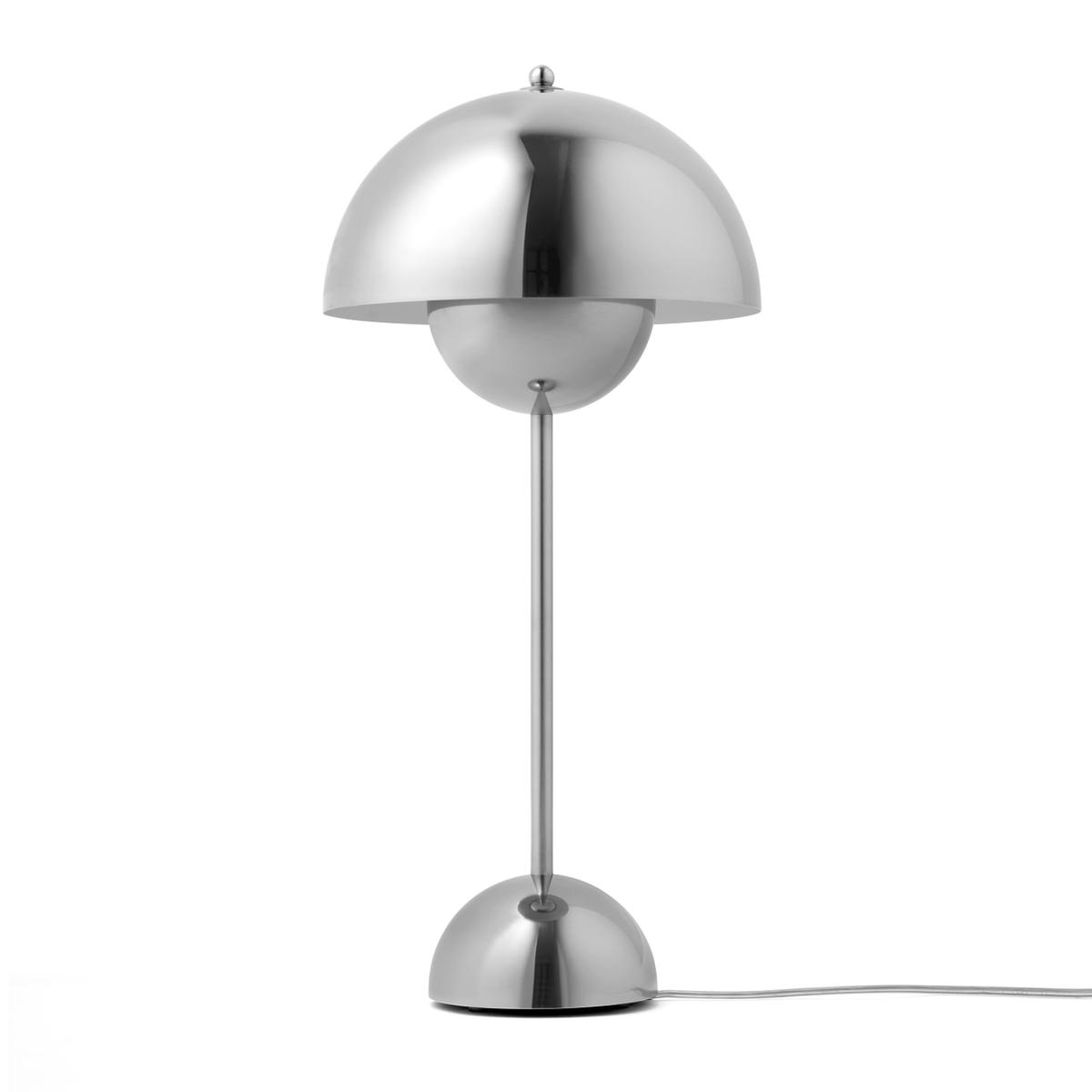 &Tradition FlowerPot VP3 table lamp Chrome-plated – image 2