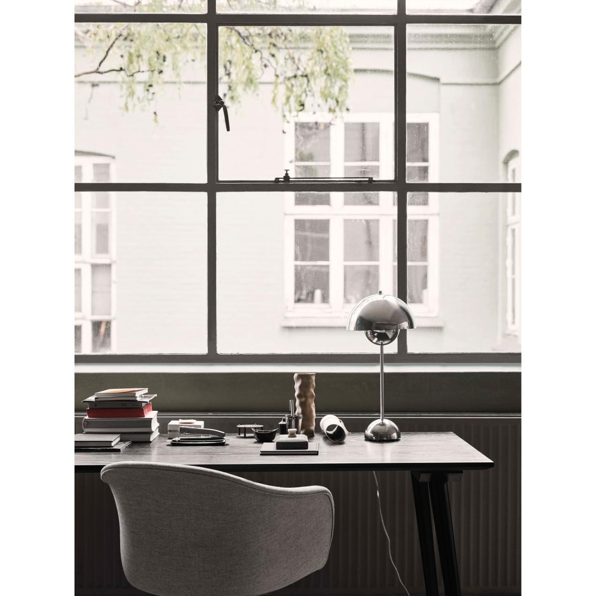 &Tradition FlowerPot VP3 table lamp Chrome-plated – image 4