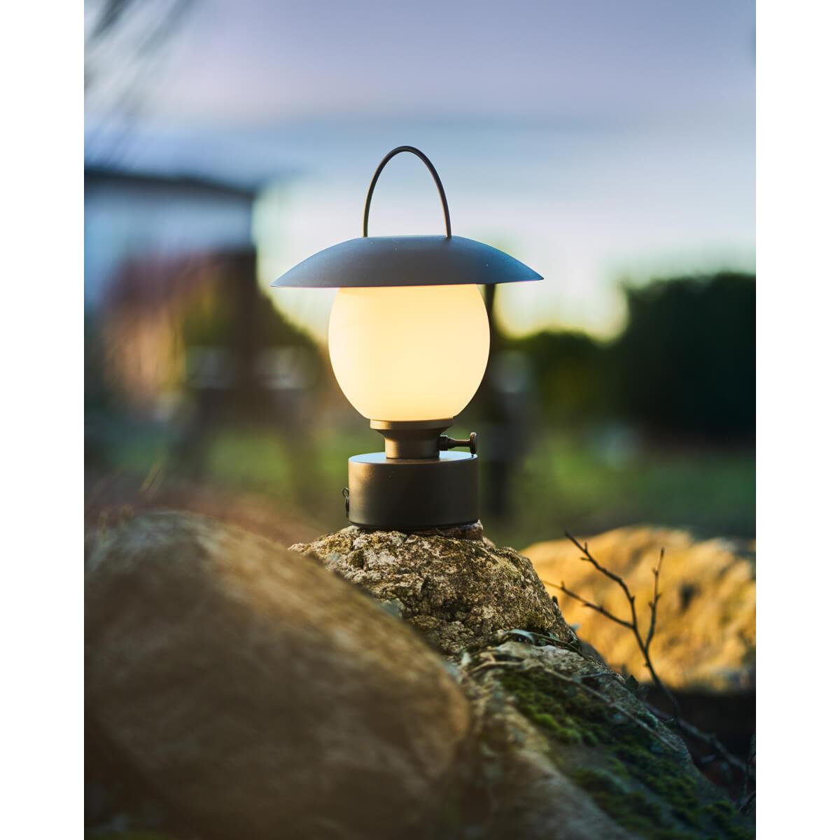 By Rydéns Castro table lamp IP44 USB Sand black – image 2