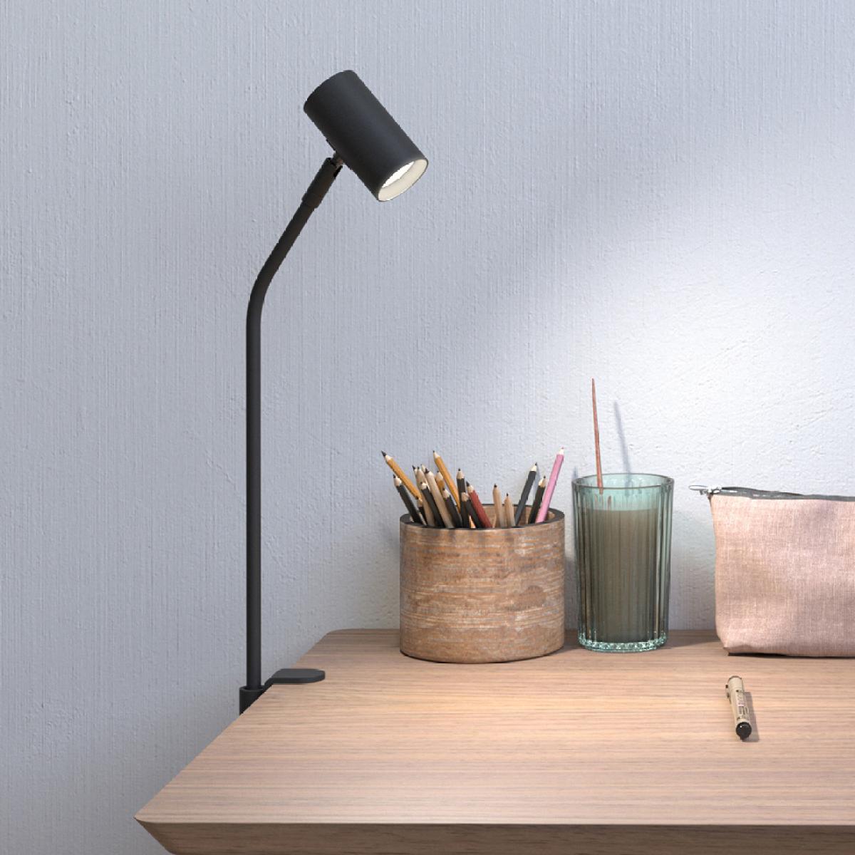 Belid Tyson table lamp for tabletop Ø15.5 cm Black structure – image 2