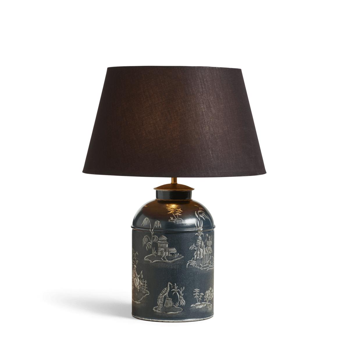 OKA, Gonglin Table Lamp - Petrol, Table Lamps, Iron – image 3