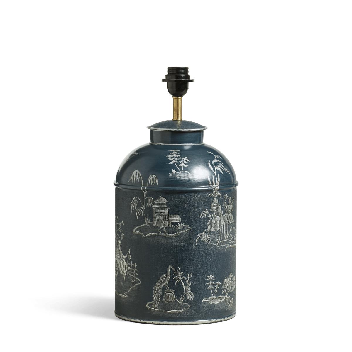 OKA, Gonglin Table Lamp - Petrol, Table Lamps, Iron – image 4