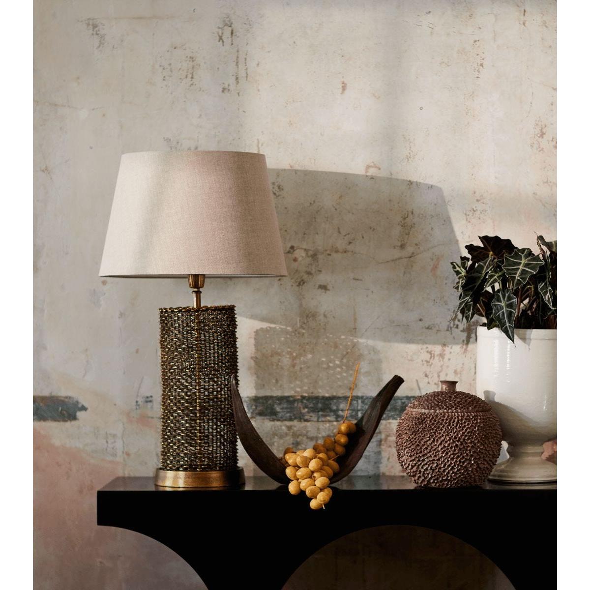 OKA, Galahad Table Lamp - Antique Gold, Table Lamps, Metal – image 2