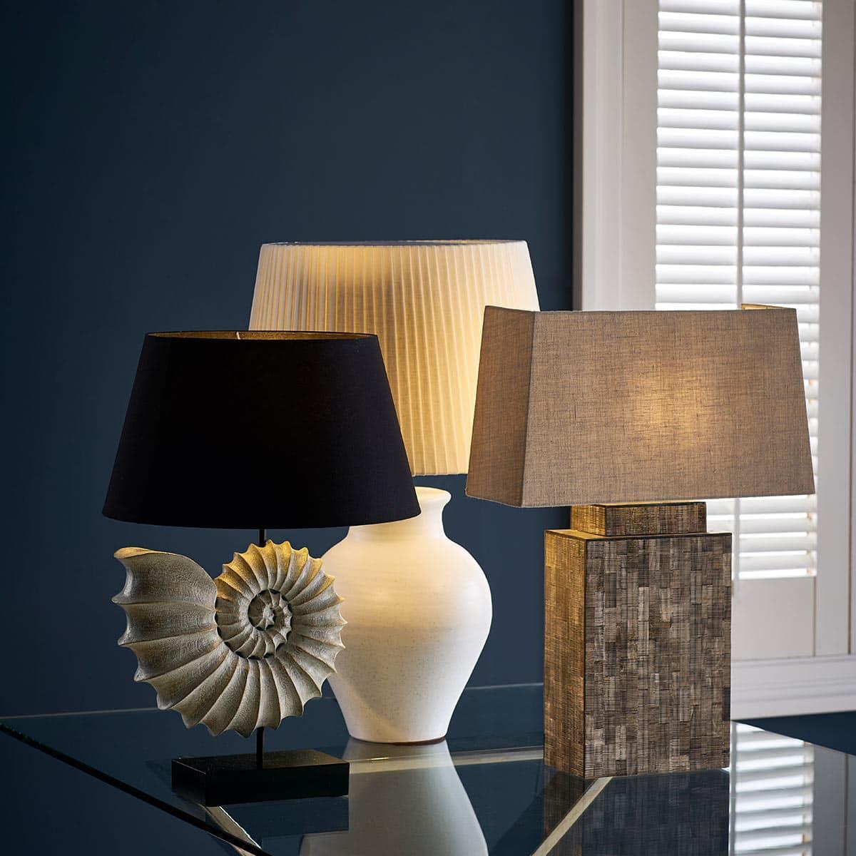 OKA, Fyli Table Lamp - White, Table Lamps, Terracotta – image 3