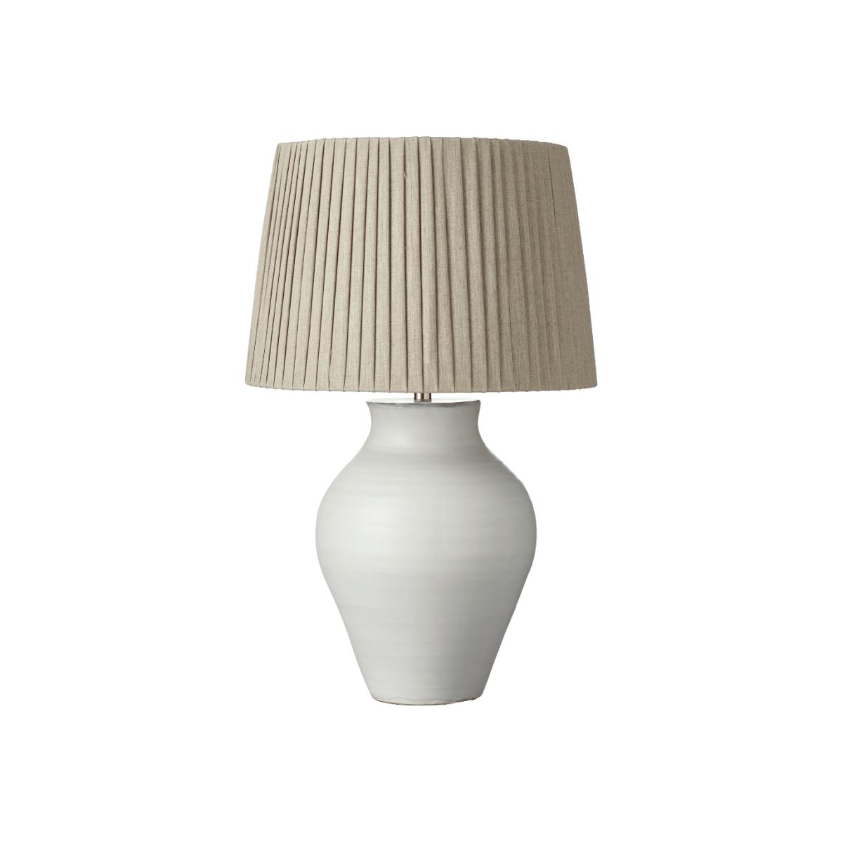 OKA, Fyli Table Lamp - White, Table Lamps, Terracotta – image 1
